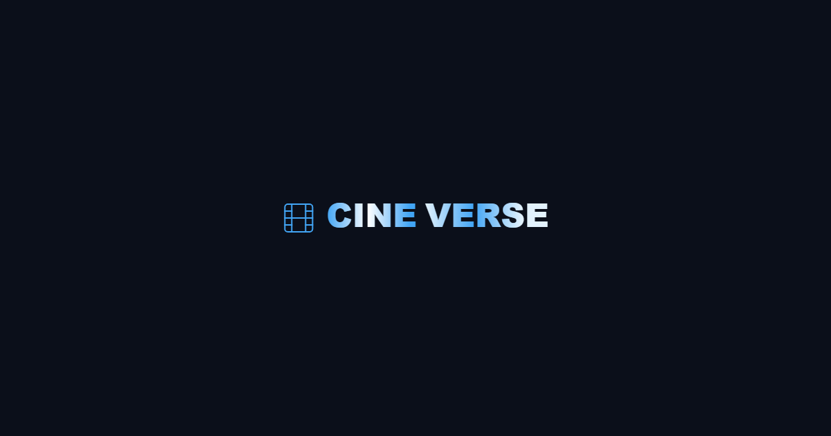 CineVerse — Movie & TV Tracking Platform
