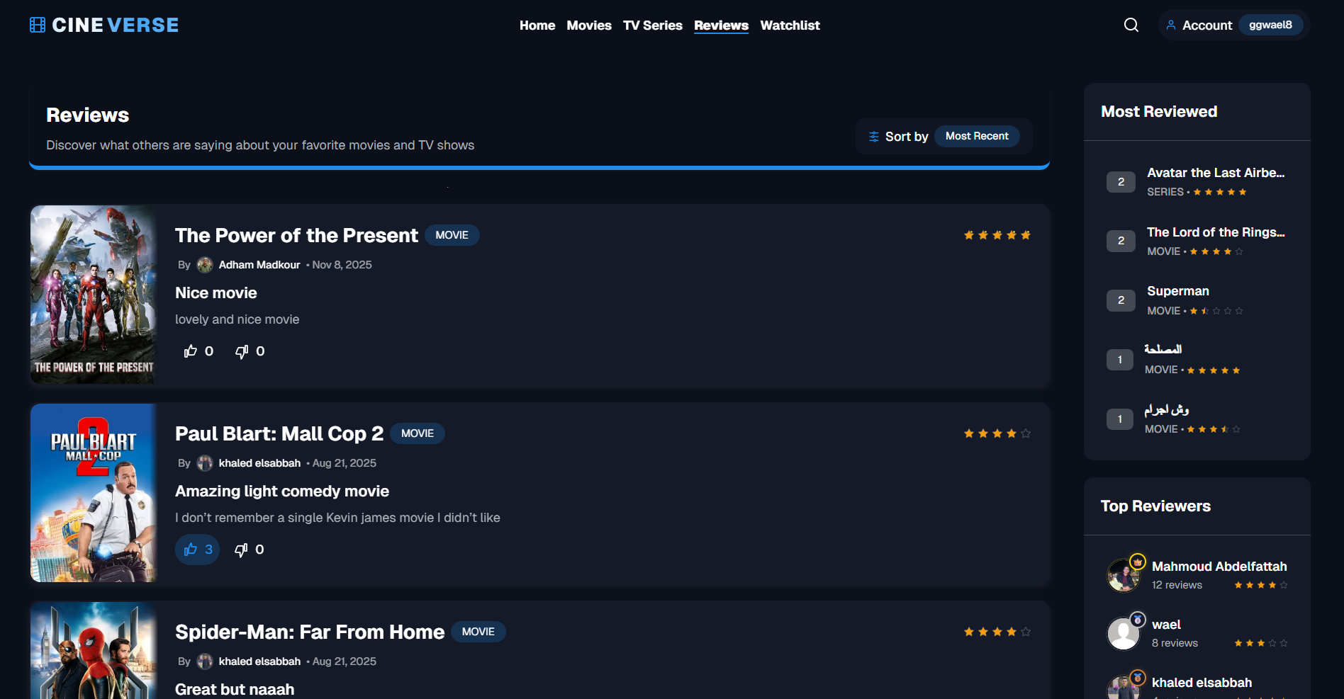 CineVerse — Movie & TV Tracking Platform - Image 3