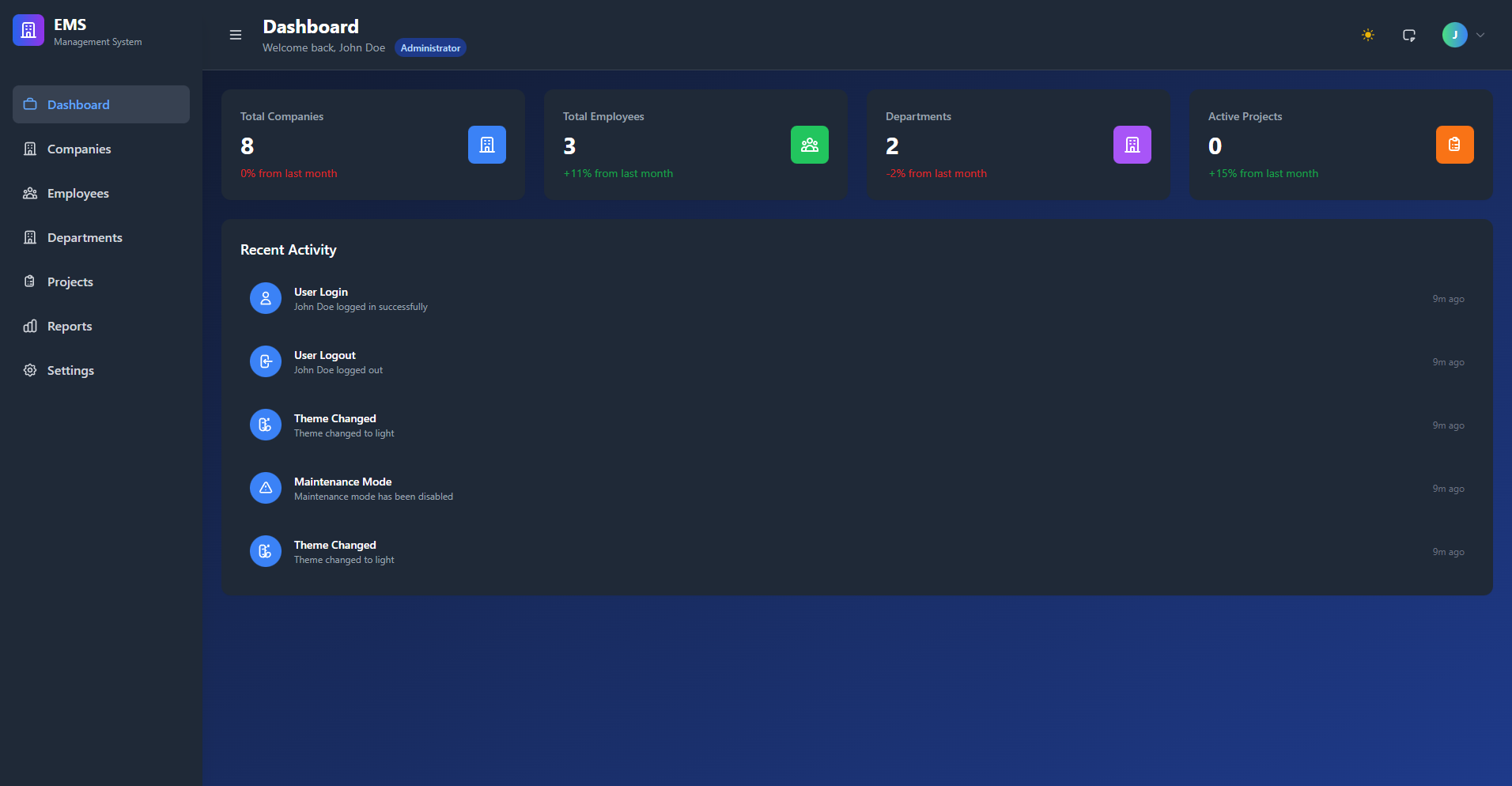 Employee Management System — Vue 3 Enterprise App - Image 1