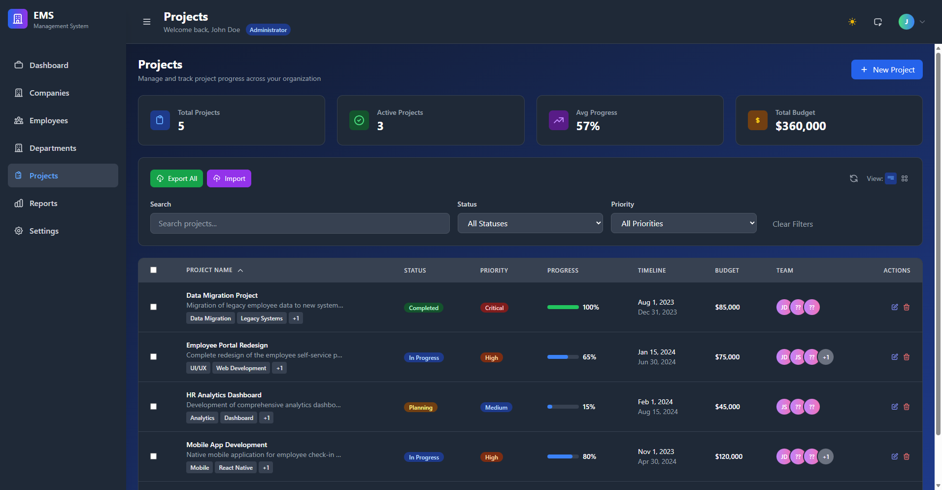 Employee Management System — Vue 3 Enterprise App - Image 4