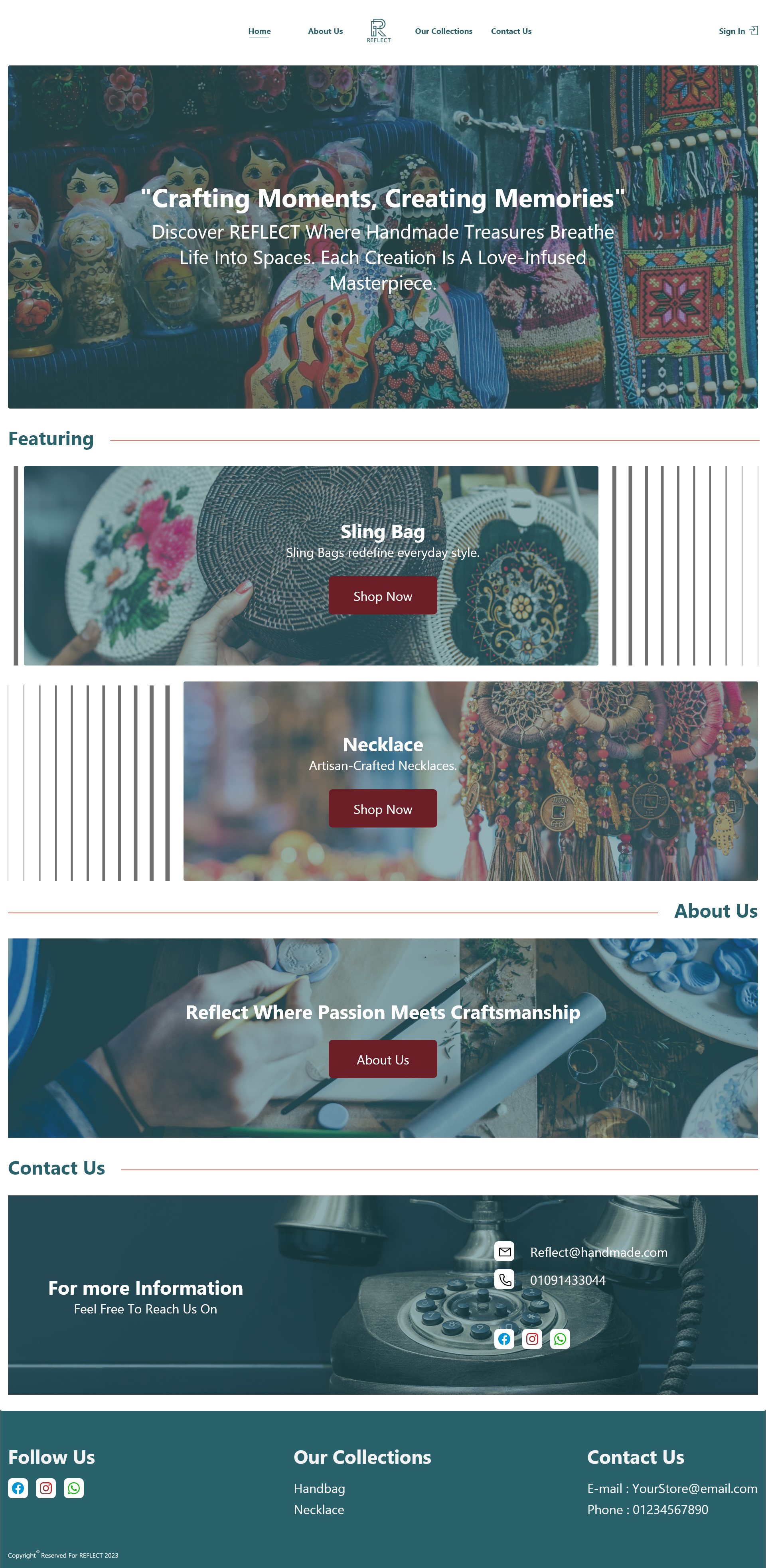 Reflect — Handcrafted Store - Image 1